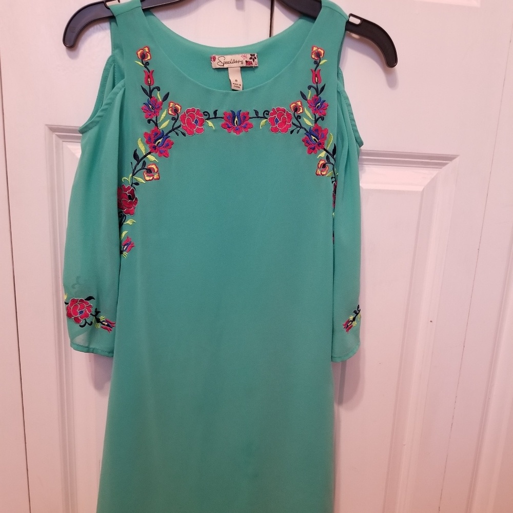 Girls off the shoulder dress